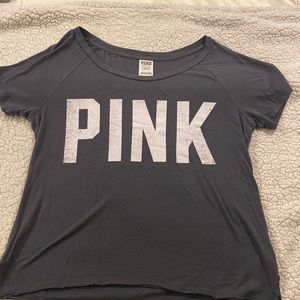 VS PINK Grey Lightweight TShirt